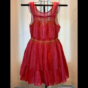 Free People Red Sundress